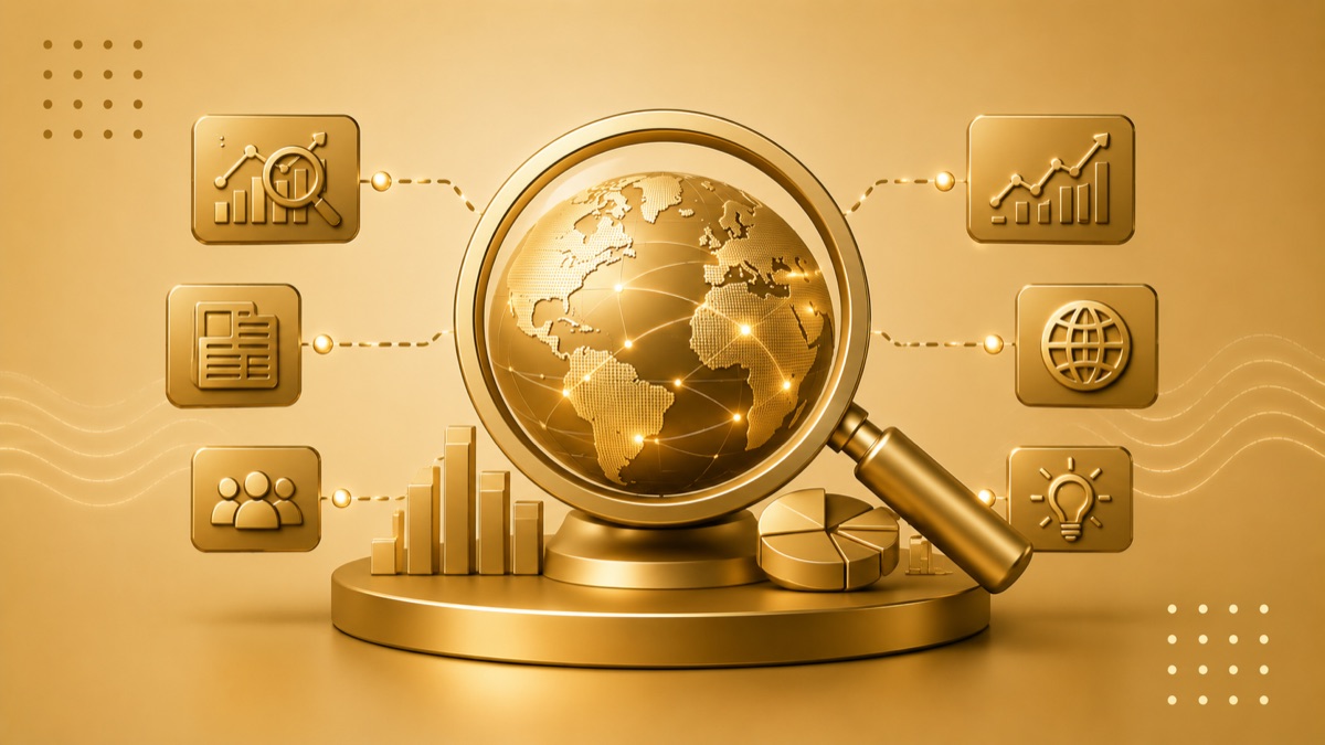 Market intelligence illustration